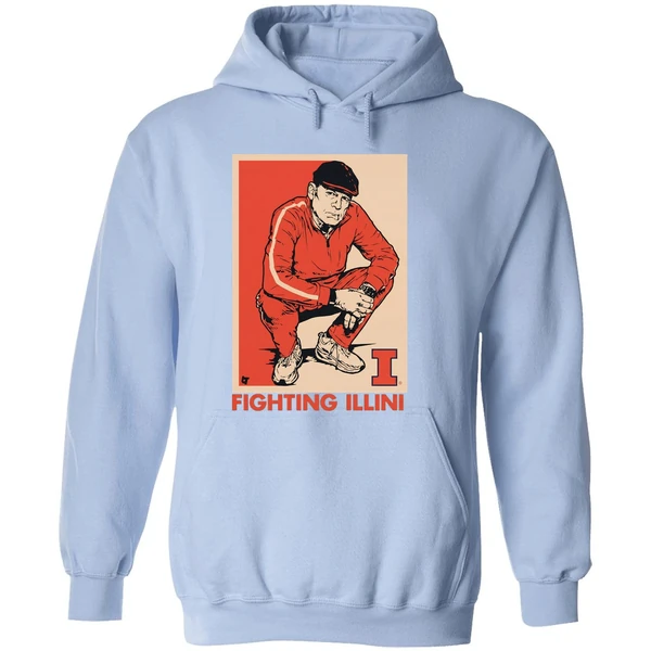 Brad Underwood Coach Illinois Fighting Illini Basketball Hoodie - Image 4