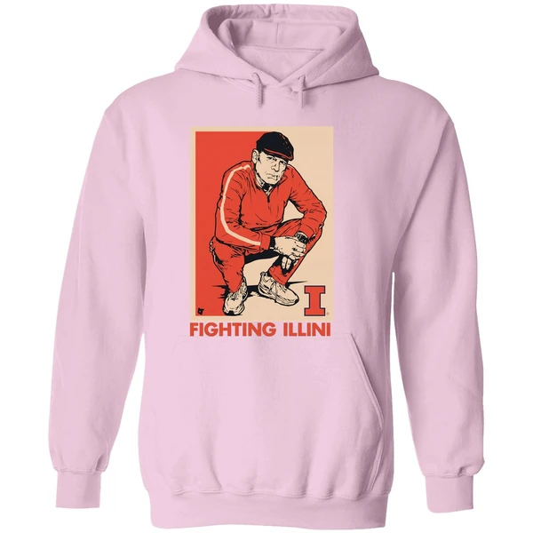 Brad Underwood Coach Illinois Fighting Illini Basketball Hoodie - Image 5