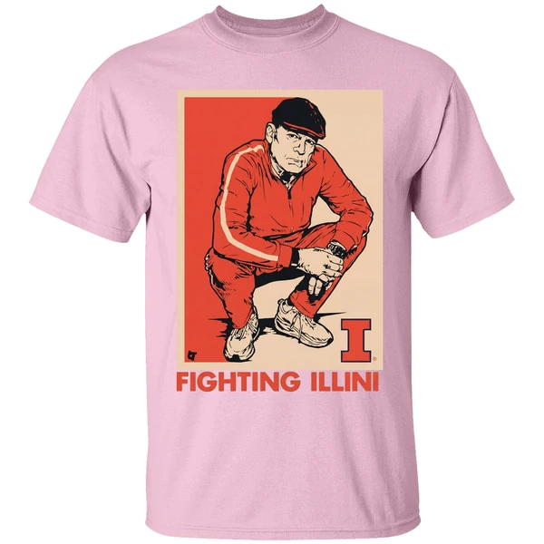 Brad Underwood Coach Illinois Fighting Illini Basketball Shirt - Image 2