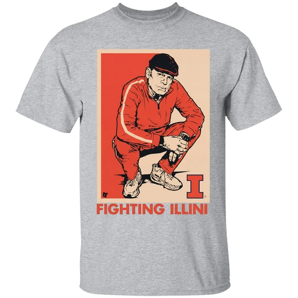 Brad Underwood Coach Illinois Fighting Illini Basketball Shirt - Image 6
