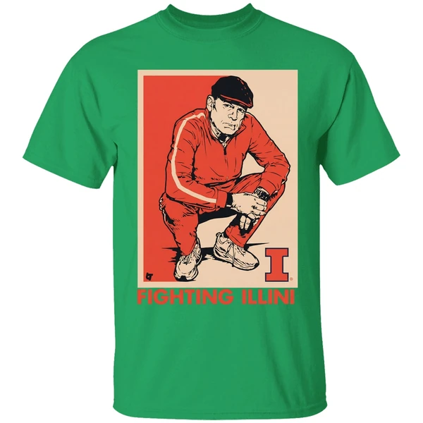 Brad Underwood Coach Illinois Fighting Illini Basketball Shirt - Image 8