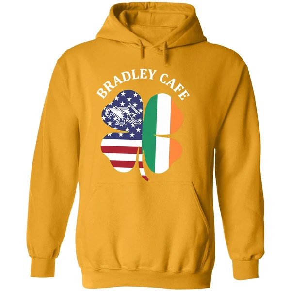 Bradley Cafe Providence Ri Est 1937 Flag Hoodie