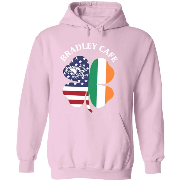 Bradley Cafe Providence Ri Est 1937 Flag Hoodie - Image 5
