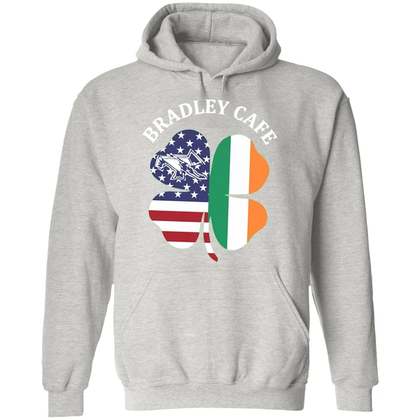 Bradley Cafe Providence Ri Est 1937 Flag Hoodie - Image 9