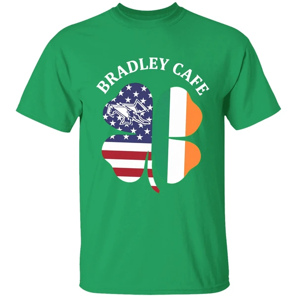 Bradley Cafe Providence Ri Est 1937 Flag Shirt - Image 2