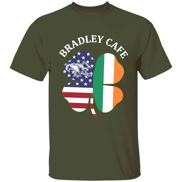 Bradley Cafe Providence Ri Est 1937 Flag Shirt - Image 4