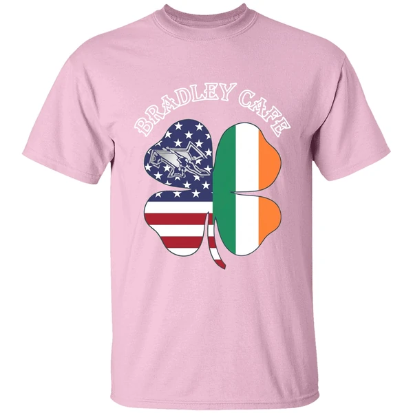 bradley cafe providence ri est 1937 logo shirt lightpink