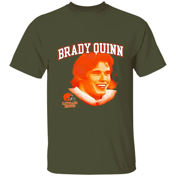 Brady Quinn Cleveland Browns Portrait Shirt - Image 3