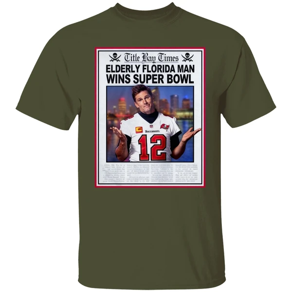 Brady Title Bay Times Elderly Florida Man Wins Super Bowl Shirt - Image 3
