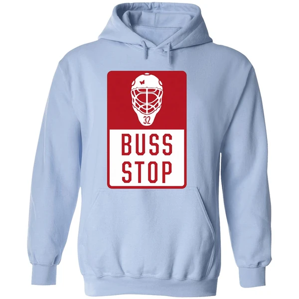 Brandon Bussi Buss Stop Carolina Hurricanes Hockey Hoodie - Image 4