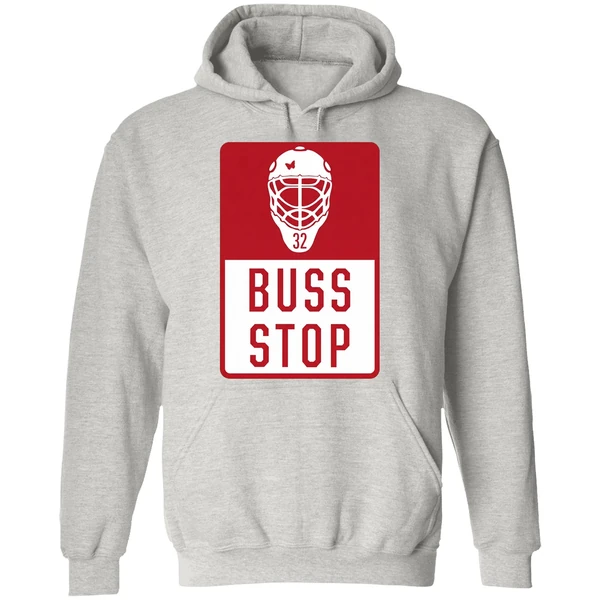 Brandon Bussi Buss Stop Carolina Hurricanes Hockey Hoodie - Image 9