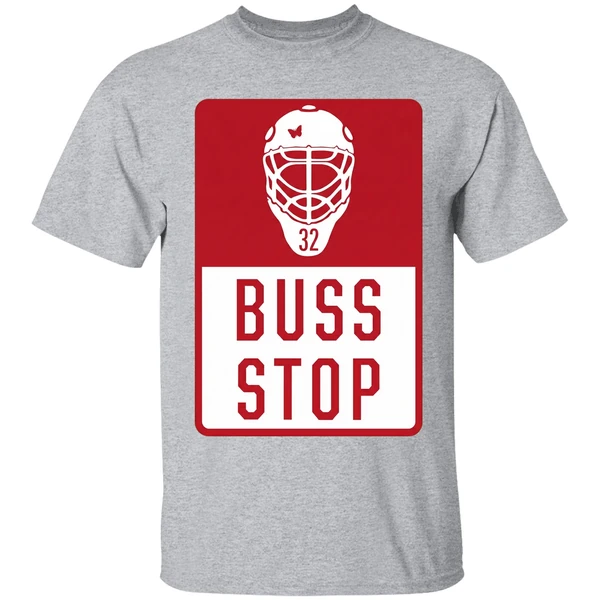 brandon bussi buss stop carolina hurricanes hockey shirt sportgrey