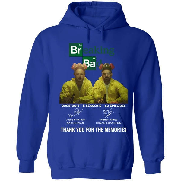 Breaking Bad 2008 2013 Thank You For The Memories Hoodie