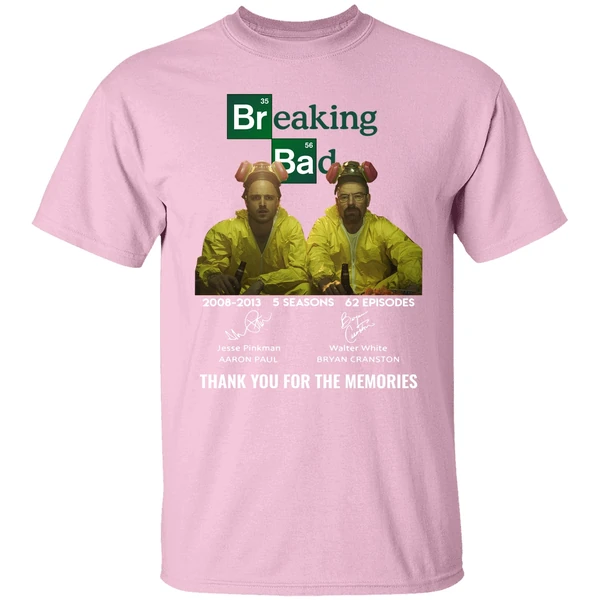 Breaking Bad 2008 2013 Thank You For The Memories Shirt Breaking Bad 2008 2013 Thank You For The Memories Shirt