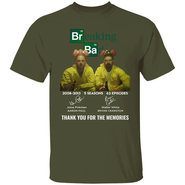 Breaking Bad 2008 2013 Thank You For The Memories Shirt - Image 3