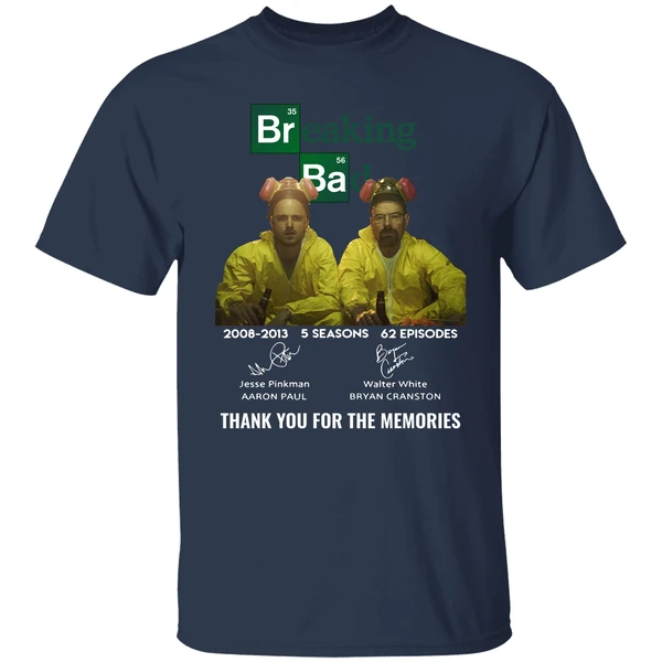 Breaking Bad 2008 2013 Thank You For The Memories Shirt - Image 4