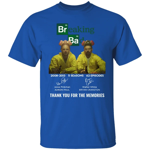 Breaking Bad 2008 2013 Thank You For The Memories Shirt - Image 7