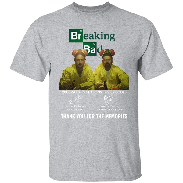 Breaking Bad 2008 2013 Thank You For The Memories Shirt - Image 8