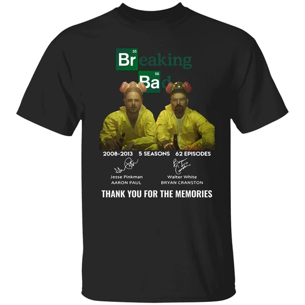 Breaking Bad 2008 2013 Thank You For The Memories Shirt - Image 9