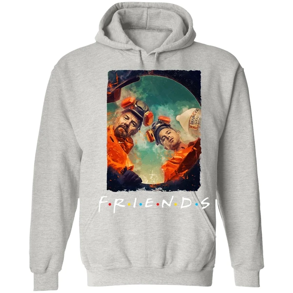 Breaking Bad Walter And Jesse Friends Hoodie - Image 7
