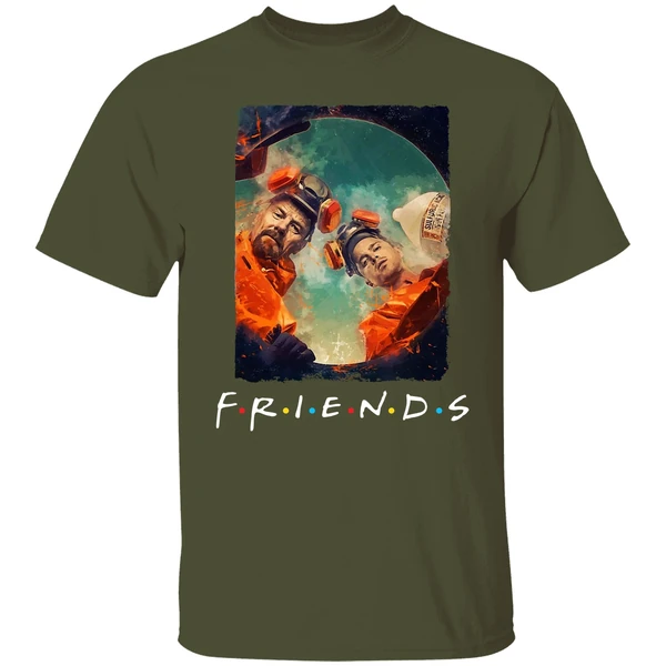 Breaking Bad Walter And Jesse Friends Shirt - Image 3