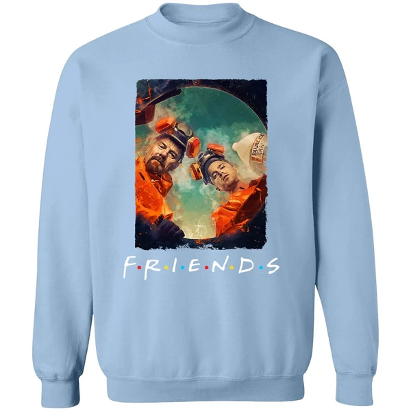 Breaking Bad Walter And Jesse Friends Sweatshirt - Image 3