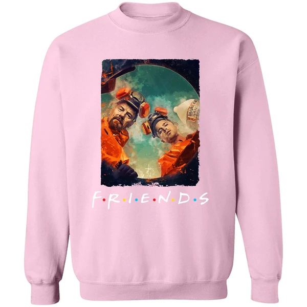 Breaking Bad Walter And Jesse Friends Sweatshirt - Image 4