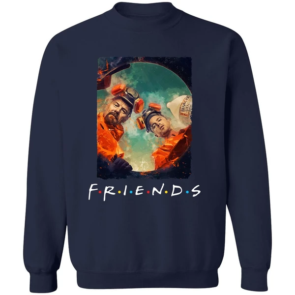 Breaking Bad Walter And Jesse Friends Sweatshirt - Image 5