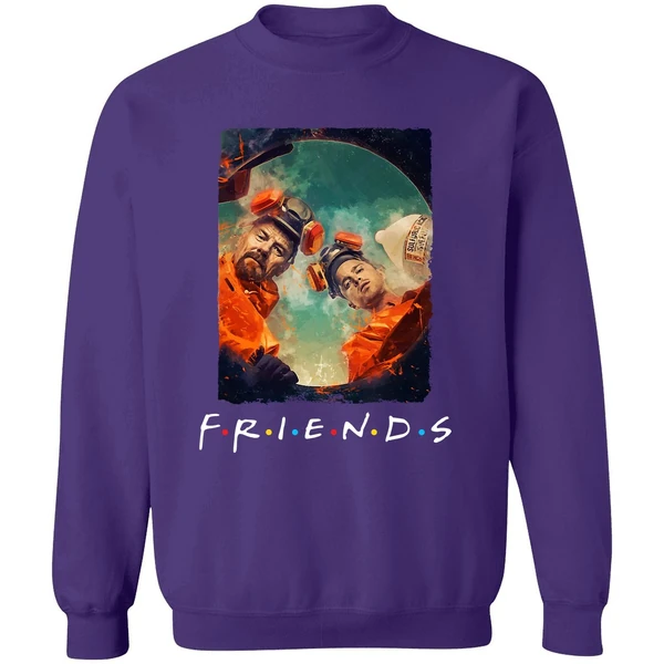Breaking Bad Walter And Jesse Friends Sweatshirt - Image 6