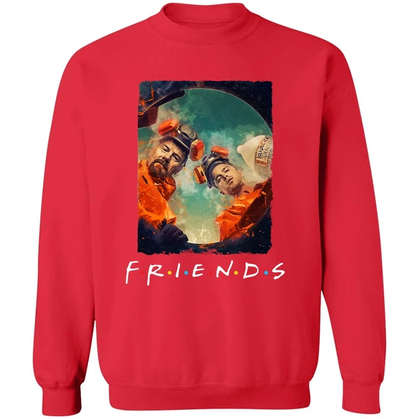 Breaking Bad Walter And Jesse Friends Sweatshirt - Image 7