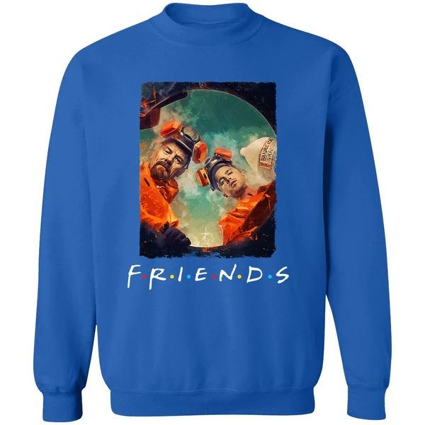 Breaking Bad Walter And Jesse Friends Sweatshirt - Image 8