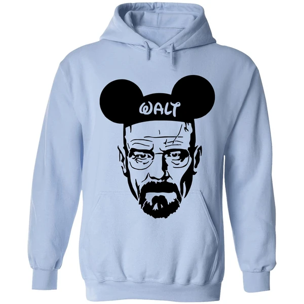 Breaking Bad Walter White Wears Walt Mickey Ears Hat Hoodie - Image 3