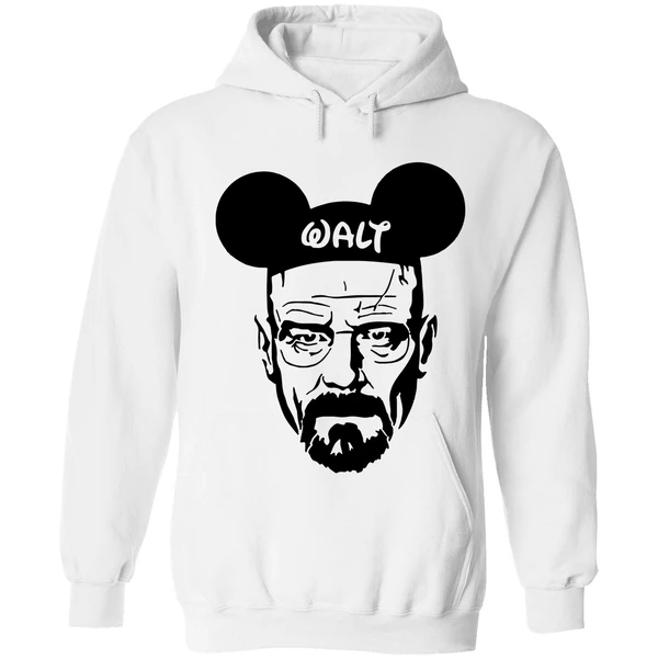 Breaking Bad Walter White Wears Walt Mickey Ears Hat Hoodie - Image 6