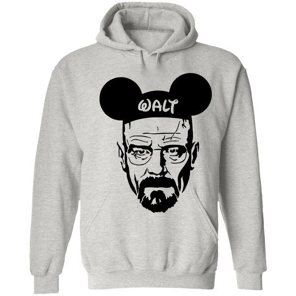 Breaking Bad Walter White Wears Walt Mickey Ears Hat Hoodie - Image 7