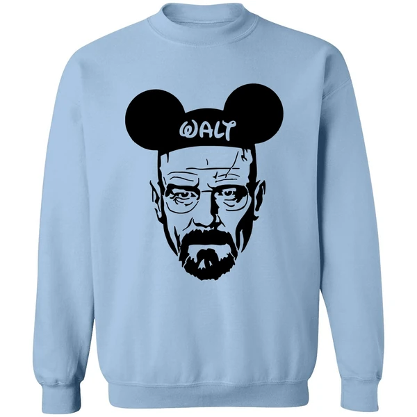 Breaking Bad Walter White Wears Walt Mickey Ears Hat Sweatshirt - Image 3