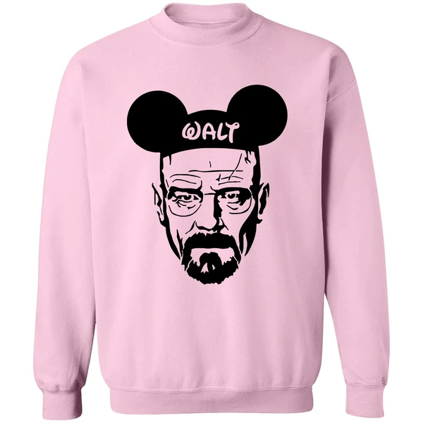 Breaking Bad Walter White Wears Walt Mickey Ears Hat Sweatshirt - Image 4