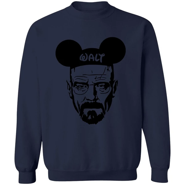 Breaking Bad Walter White Wears Walt Mickey Ears Hat Sweatshirt - Image 5