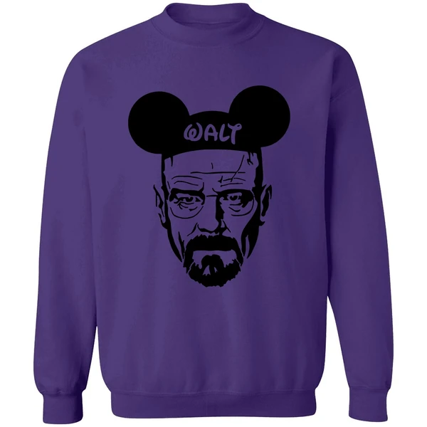 Breaking Bad Walter White Wears Walt Mickey Ears Hat Sweatshirt - Image 6