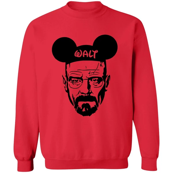 Breaking Bad Walter White Wears Walt Mickey Ears Hat Sweatshirt - Image 7