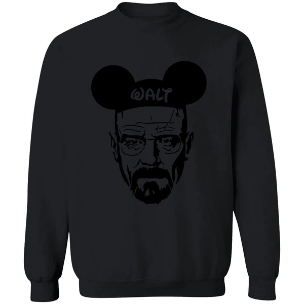 Breaking Bad Walter White Wears Walt Mickey Ears Hat Sweatshirt - Image 9
