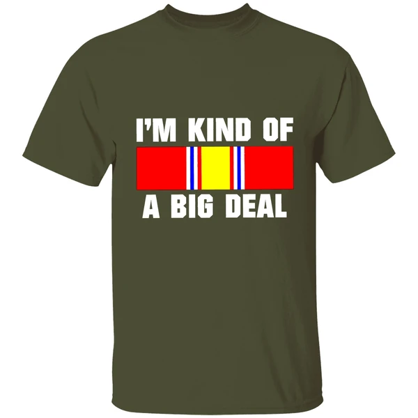 Brian Kerg National Defense Service Medal I'm Kind Of A Big Deal Shirt - Image 3