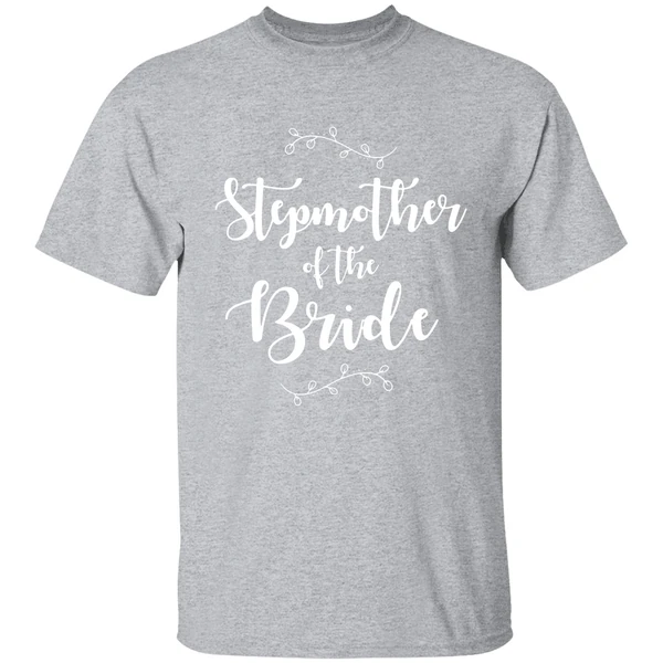 Bridal Party Stepmother Of The Bride Wedding Party Shirt - Image 8