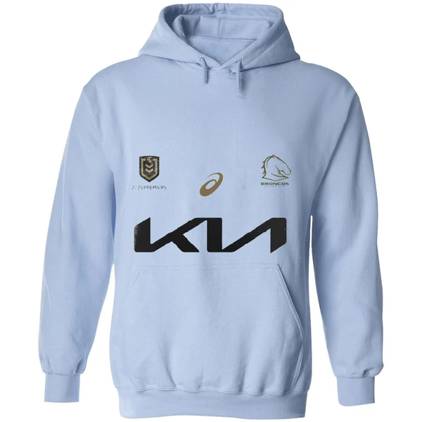 Brisbane Broncos 2025 Telstra Premiers Ring Name Roster Hoodie - Image 4
