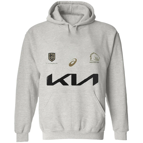 Brisbane Broncos 2025 Telstra Premiers Ring Name Roster Hoodie - Image 9