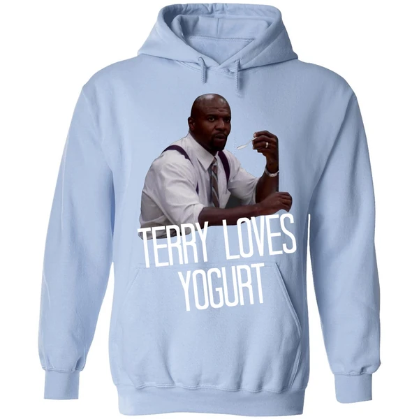 Brooklyn Nine Nine Terry Loves Yogurt Hoodie - Image 3
