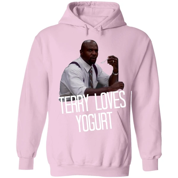 Brooklyn Nine Nine Terry Loves Yogurt Hoodie - Image 4