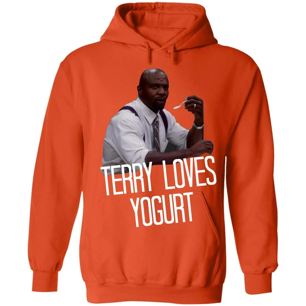 Brooklyn Nine Nine Terry Loves Yogurt Hoodie - Image 5