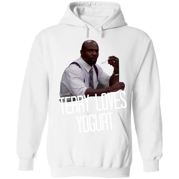 Brooklyn Nine Nine Terry Loves Yogurt Hoodie - Image 6