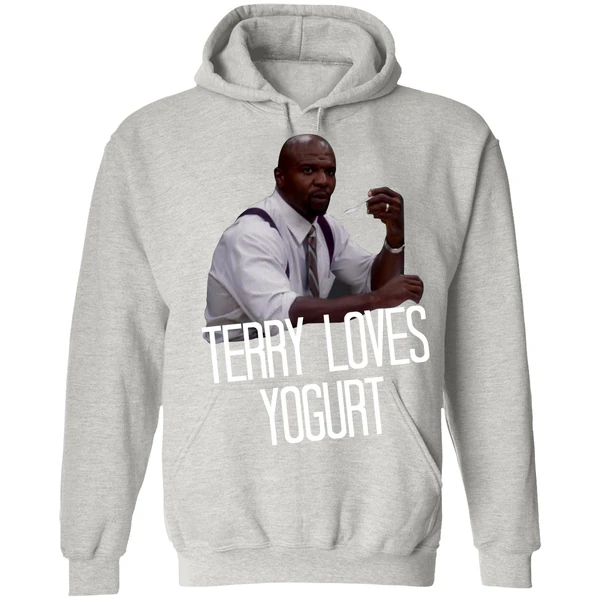 Brooklyn Nine Nine Terry Loves Yogurt Hoodie - Image 7