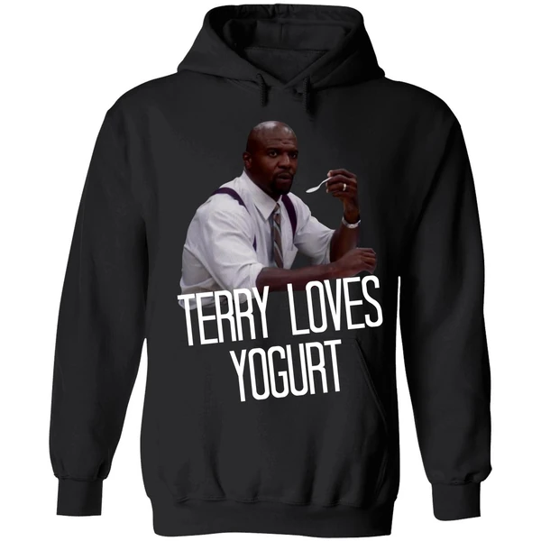 Brooklyn Nine Nine Terry Loves Yogurt Hoodie - Image 8